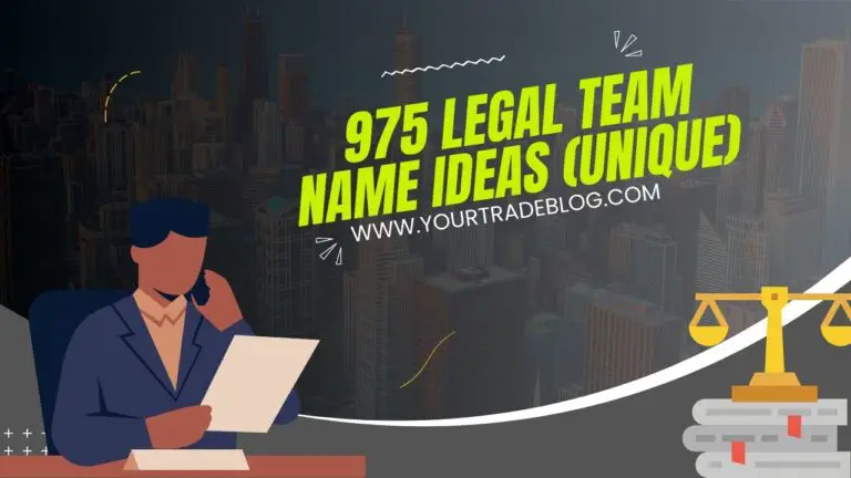 Creative Legal Team Names